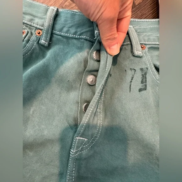 Urban Renewal Men’s Levi 501’s Blue Acid Wash Jeans NWT Size 30 X 32